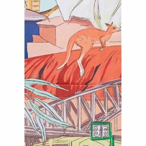 Mozi Australiana Print Apron Multi -Dinnerware Sales BP535781001 multi msc 3