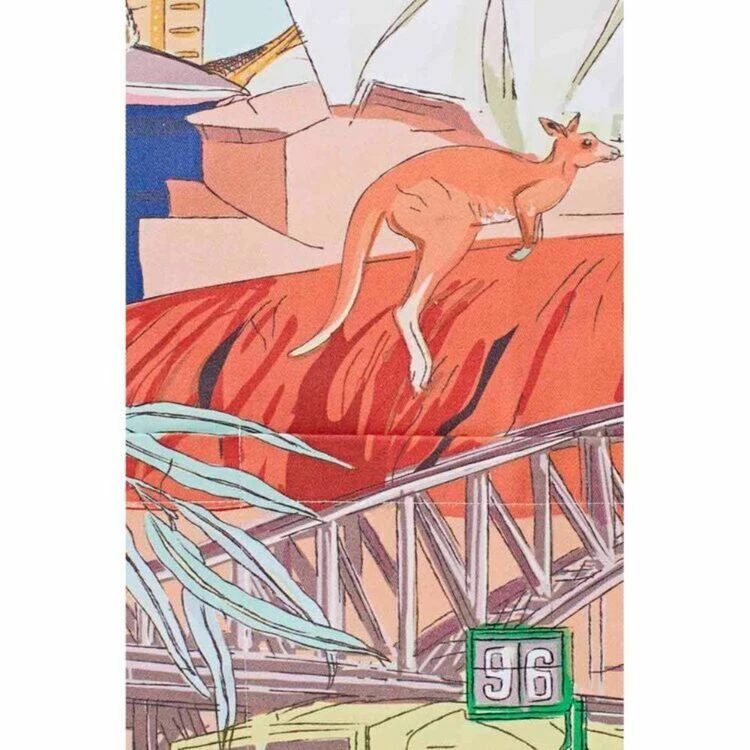 Mozi Australiana Print Apron Multi 3 Mozi Australiana Print Apron Multi