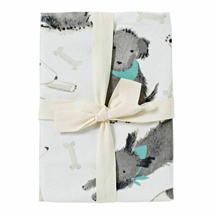 Mozi Mutts Tea Towel Set Printed 4 Mozi Mutts Tea Towel Set Printed - Image 2