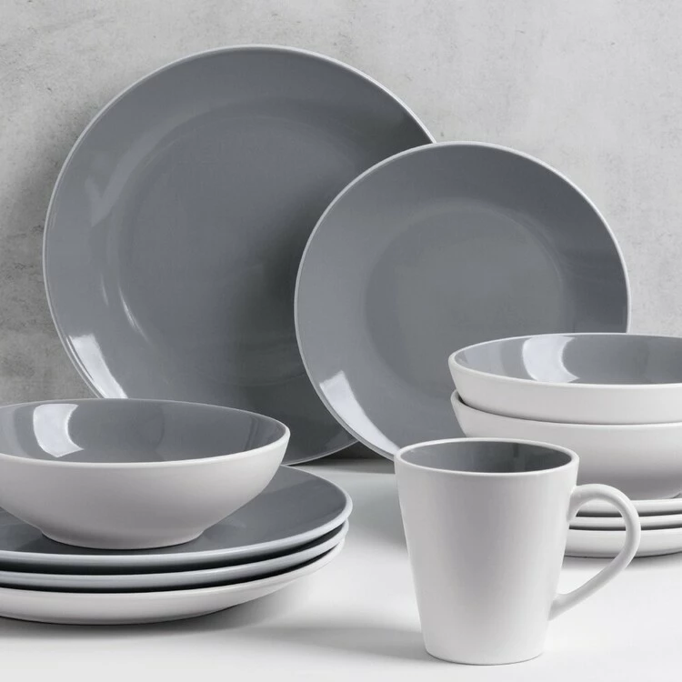 Soren Marlow 16-Piece Dinner Set Grey 4 Soren Marlow 16-Piece Dinner Set Grey - Image 2