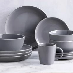 Soren Aurora 16-Piece Dinner Set Grey 7 Soren Aurora 16-Piece Dinner Set Grey -Dinnerware Sales BP607679 nc 2
