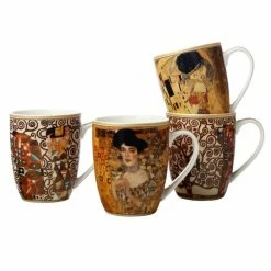 Casa Domani Impressions Klimt 4-Piece Mug Set 375mL -Dinnerware Sales BP614185 nc