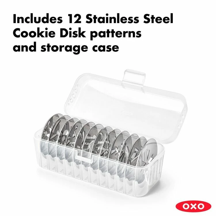OXO Good Grips 14-Piece Cookie Press Set 6 OXO Good Grips 14-Piece Cookie Press Set - Image 4
