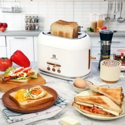 Smith & Nobel 2 Slice Toaster White And Rose Gold SNRGT25B 9 Smith & Nobel 2 Slice Toaster White And Rose Gold SNRGT25B -Dinnerware Sales BP635989 nc 4
