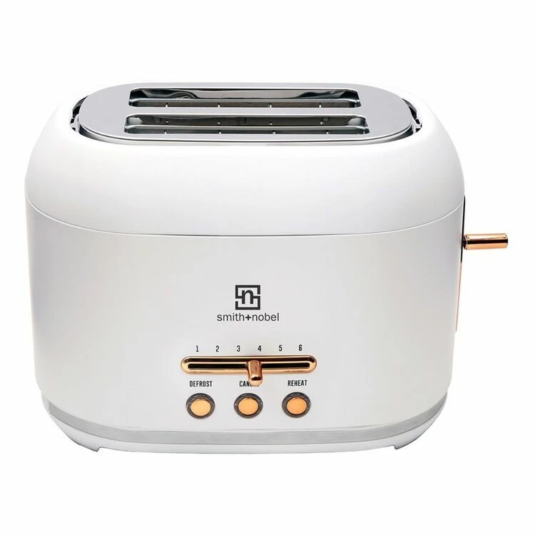 Smith & Nobel 2 Slice Toaster White And Rose Gold SNRGT25B 7 Smith & Nobel 2 Slice Toaster White And Rose Gold SNRGT25B - Image 5