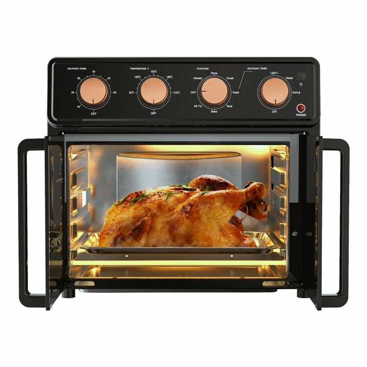 Smith & Nobel Air Fryer French Door Rose Gold & Black SNAF250RGB 7 Smith & Nobel Air Fryer French Door Rose Gold & Black SNAF250RGB - Image 5