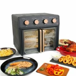Smith & Nobel Air Fryer French Door Rose Gold & Black SNAF250RGB 11 Smith & Nobel Air Fryer French Door Rose Gold & Black SNAF250RGB -Dinnerware Sales BP635992 nc 5