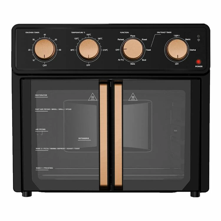 Smith & Nobel Air Fryer French Door Rose Gold & Black SNAF250RGB 9 Smith & Nobel Air Fryer French Door Rose Gold & Black SNAF250RGB - Image 7