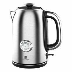 Smith & Nobel 1.7 Litre Stainless Steel Retro Kettle TM1108T