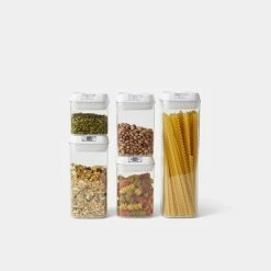 Smith & Nobel Food Storage Canister Set Of 5 -Dinnerware Sales BP640583 nc