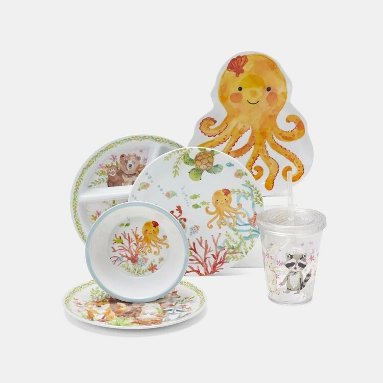 Soren Woodlands Kids Melamine Plate 3 Soren Woodlands Kids Melamine Plate - Image 2