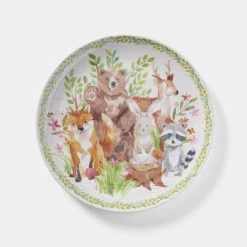 Soren Woodlands Kids Melamine Plate