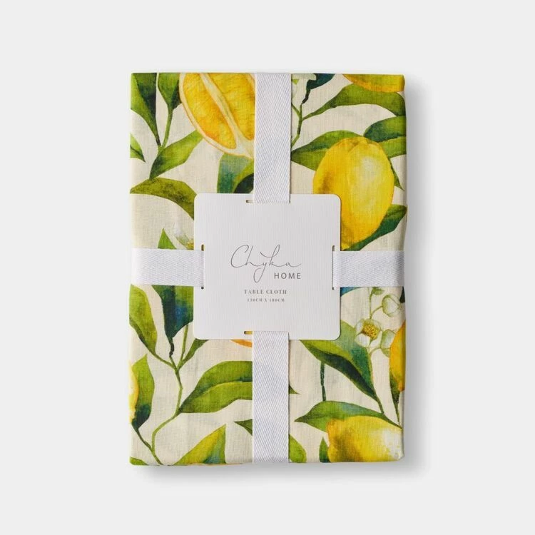 Chyka Home Lemon Tablecloth 130 X 180 Cm 4 Chyka Home Lemon Tablecloth 130 X 180 Cm - Image 2