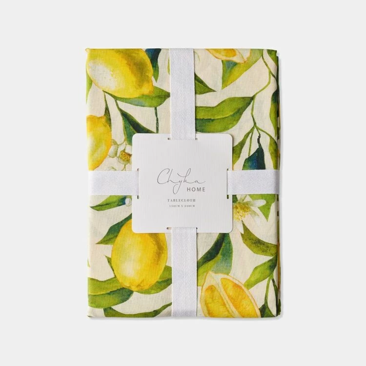 Chyka Home Lemon Tablecloth 150 X 230 Cm 4 Chyka Home Lemon Tablecloth 150 X 230 Cm - Image 2