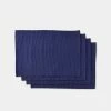 Shaynna Blaze Shayanna Blaze Esperance Cotton Rib Placemats Set Of 4 Navy 1 Shaynna Blaze Shayanna Blaze Esperance Cotton Rib Placemats Set Of 4 Navy -Dinnerware Sales BP641682 nc 2
