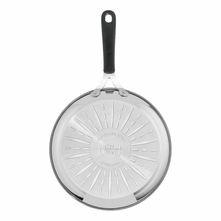 JAMIE OLIVER By Tefal Kitchen Essentials Stainless Steel Frypan 28 Cm 3 JAMIE OLIVER By Tefal Kitchen Essentials Stainless Steel Frypan 28 Cm