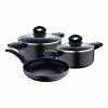 Bergner Orion 3 Piece Cookset Black