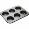 MasterPro Non-Stick 6 Cup American Muffin Pan -Dinnerware Sales BP643283 nc