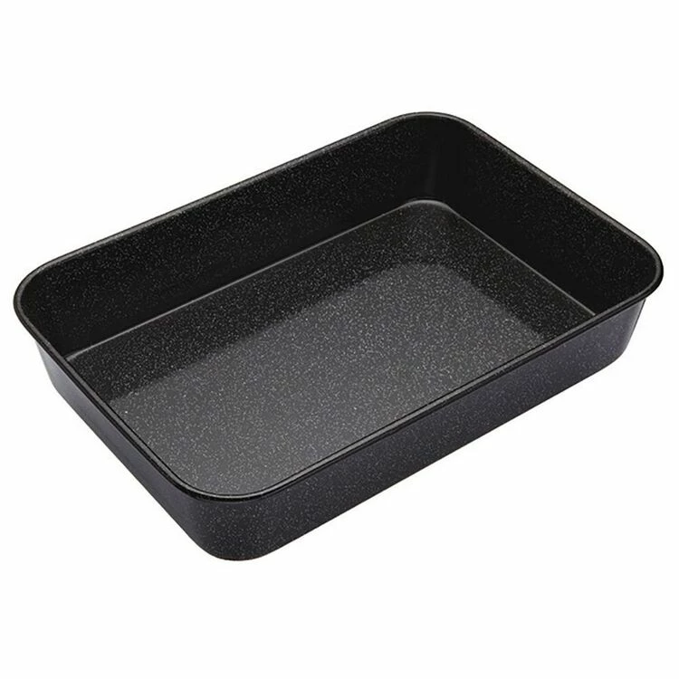 MasterPro Professional Vitreous Enamel Roasting Pan 38 X 26 X 7.5 Cm 3 MasterPro Professional Vitreous Enamel Roasting Pan 38 X 26 X 7.5 Cm