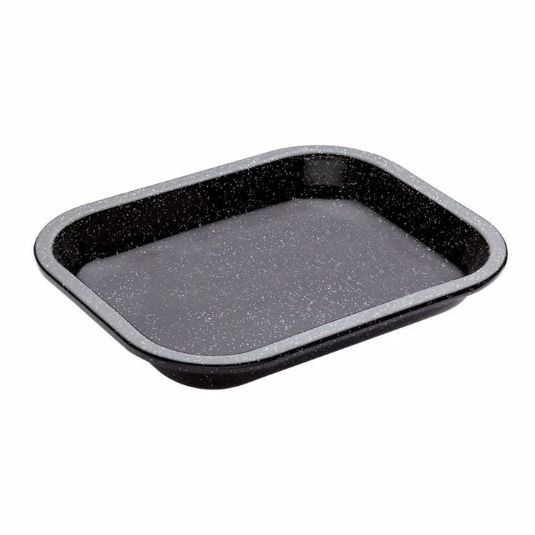 MasterPro Professional Vitreous Enamel Roasting Tray 24 X 18.5 X 4 Cm 3 MasterPro Professional Vitreous Enamel Roasting Tray 24 X 18.5 X 4 Cm
