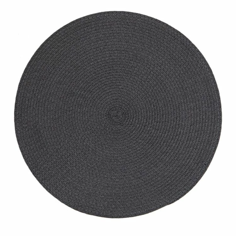 Dine By Ladelle Easton Placemat 38 Cm Charcoal 3 Dine By Ladelle Easton Placemat 38 Cm Charcoal