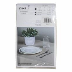 Dine By Ladelle Gourmet Tablecloth Natural 150 X 300 Cm