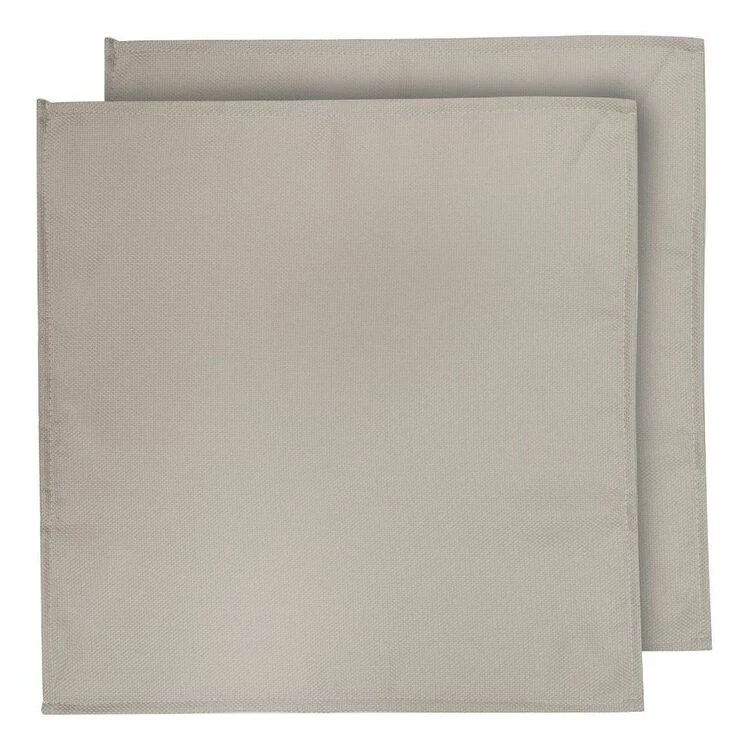 Dine By Ladelle Gourmet 2 Pack Napkin Natural 45 X 45 Cm 3 Dine By Ladelle Gourmet 2 Pack Napkin Natural 45 X 45 Cm