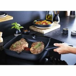 Tefal Premium Specialty Cast Aluminium Induction Deep Square Grill 28 Cm 9 Tefal Premium Specialty Cast Aluminium Induction Deep Square Grill 28 Cm -Dinnerware Sales BP643705 nc 3