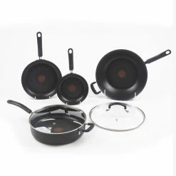 Tefal Specialty Hard Anodised Non-Stick Frypan Twin Pack 20 Cm & 26 Cm