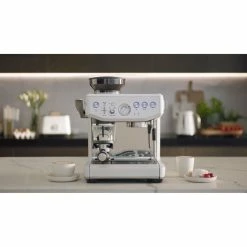 Breville Barista Express Impress Sea Salt Coffee Machine