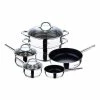 Bergner Gourmet Stainless Steel 6 Piece Cookset 2 Bergner Gourmet Stainless Steel 6 Piece Cookset -Dinnerware Sales BP644474 nc 2