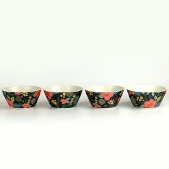 Frankie & Me Tropical Blue Bamboo Bowl 4 Pack -Dinnerware Sales BP644791 nc