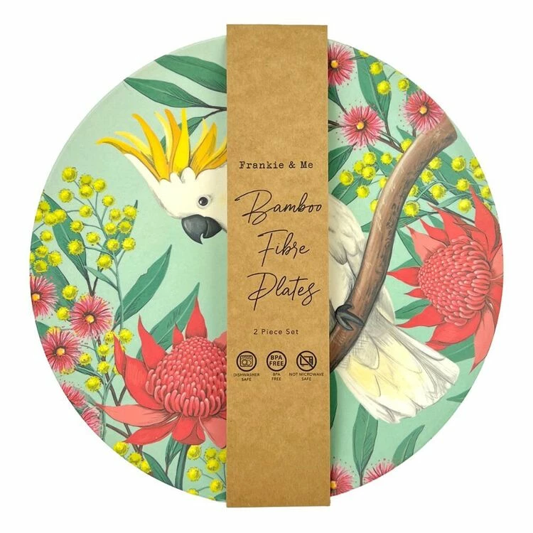 Frankie & Me Australian Bamboo Plate 2 Pack 28 Cm 4 Frankie & Me Australian Bamboo Plate 2 Pack 28 Cm - Image 2