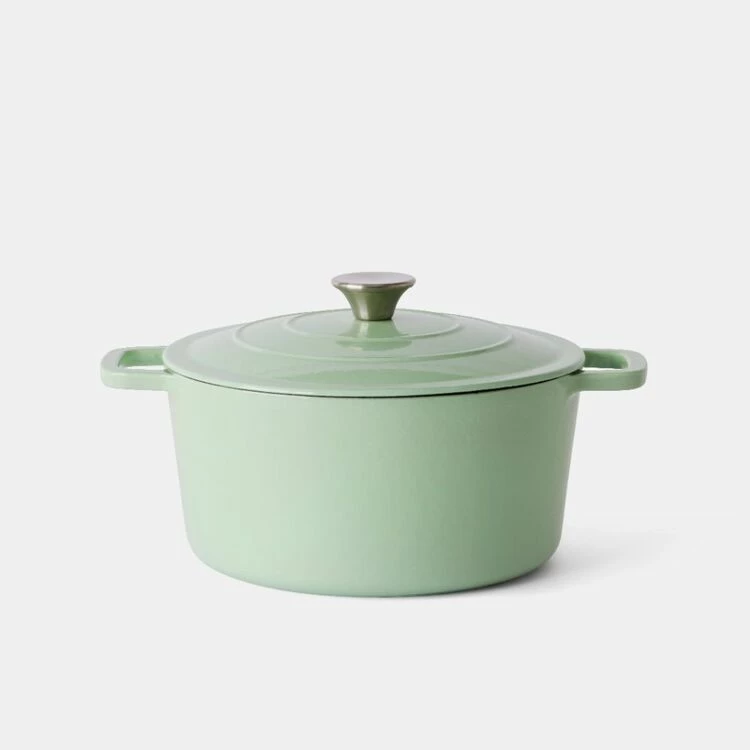 Smith & Nobel Traditions 5L Cast Iron Casserole Mint 4 Smith & Nobel Traditions 5L Cast Iron Casserole Mint - Image 2