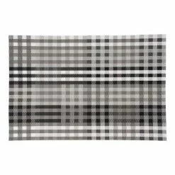 Maxwell & Williams Table Accents Placemat 45 X 30 Cm White Grey Check