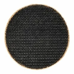 Maxwell & Williams Table Accents Placemat 38 Cm Round Black Natural