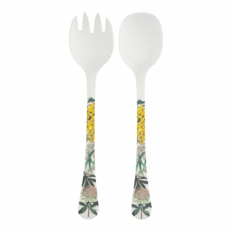 Maxwell & Williams Golden Summer Bamboo Salad Servers 3 Maxwell & Williams Golden Summer Bamboo Salad Servers