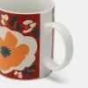 Soren Poppies Pack Of 4 Mugs Set Orange -Dinnerware Sales BP646593 nc 3