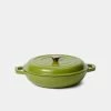 Smith & Nobel Luxe Cast Iron Braiser 4.5L Green 1 Smith & Nobel Luxe Cast Iron Braiser 4.5L Green -Dinnerware Sales BP646784 nc
