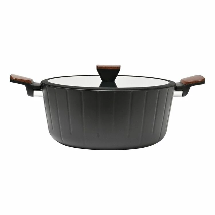 Classica Diamond Stone Elegance Black 28 Cm Casserole 3 Classica Diamond Stone Elegance Black 28 Cm Casserole