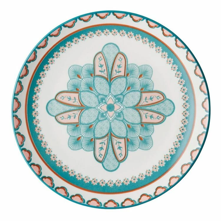 Casa Domani Pelagie Dinner Set 12 Piece Teal/Terracotta 6 Casa Domani Pelagie Dinner Set 12 Piece Teal/Terracotta - Image 4