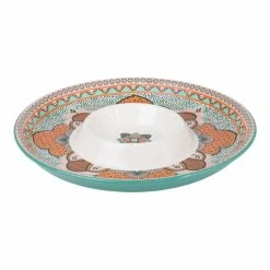 Casa Domani Pelagie Chip & Dip 35 Cm Teal/Terracotta 5 Casa Domani Pelagie Chip & Dip 35 Cm Teal/Terracotta -Dinnerware Sales BP648040 nc