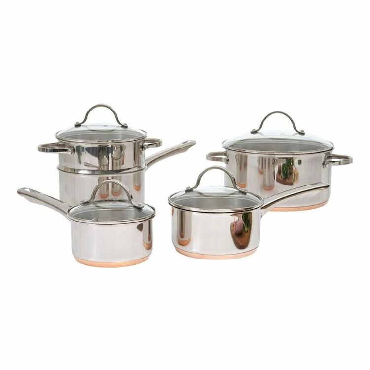 Smith & Nobel Luminous 5-Piece Copper Base Stainless Steel Cookset 3 Smith & Nobel Luminous 5-Piece Copper Base Stainless Steel Cookset