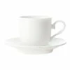 Casa Domani Casual White Florence Demi Cup And Saucer 80mL 1 Casa Domani Casual White Florence Demi Cup And Saucer 80mL -Dinnerware Sales SP 496064