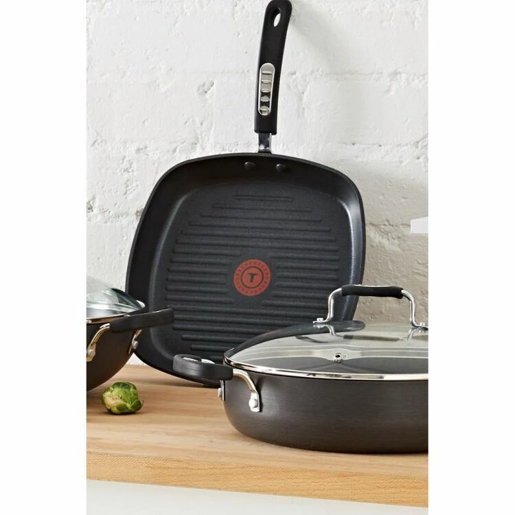 Tefal Specialty Hard Anodised Grill Pan 28cm 3 Tefal Specialty Hard Anodised Grill Pan 28cm