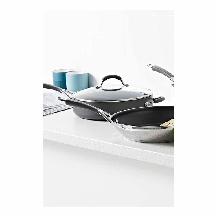 Raco Reliance Hard Anodised Sauté Pan 30cm 3 Raco Reliance Hard Anodised Sauté Pan 30cm