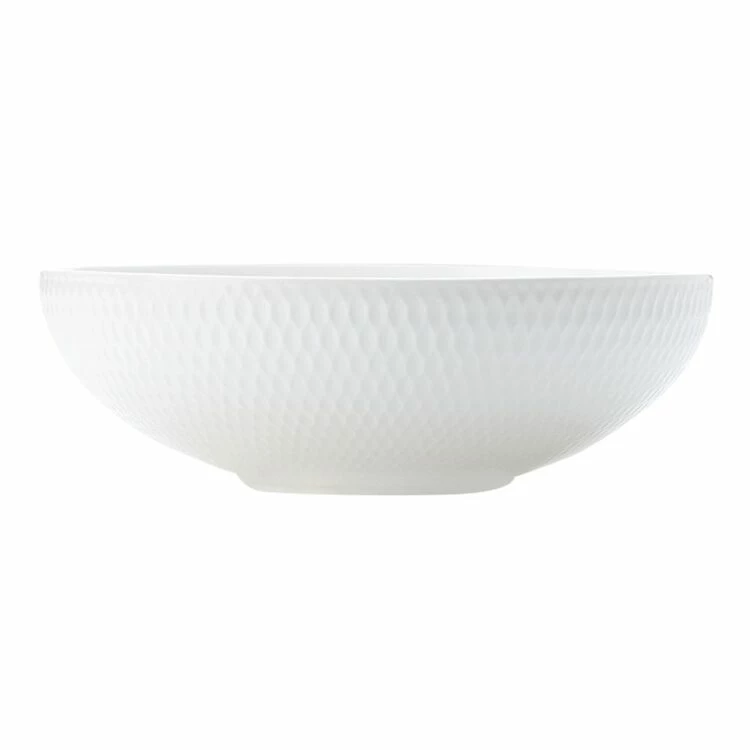 Maxwell & Williams White Basics Diamonds Coupe Bowl 18.5cm 3 Maxwell & Williams White Basics Diamonds Coupe Bowl 18.5cm