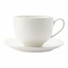 Maxwell & Williams White Basics Diamonds Tea Cup And Saucer 220mL 2 Maxwell & Williams White Basics Diamonds Tea Cup And Saucer 220mL -Dinnerware Sales SP 528646