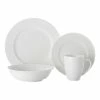 Casa Domani Casual White Evolve Rim 16 Piece Dinner Set 1 Casa Domani Casual White Evolve Rim 16 Piece Dinner Set -Dinnerware Sales SP 531490