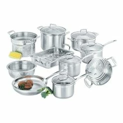 Scanpan Impact 10-Piece Stainless Steel Cookset